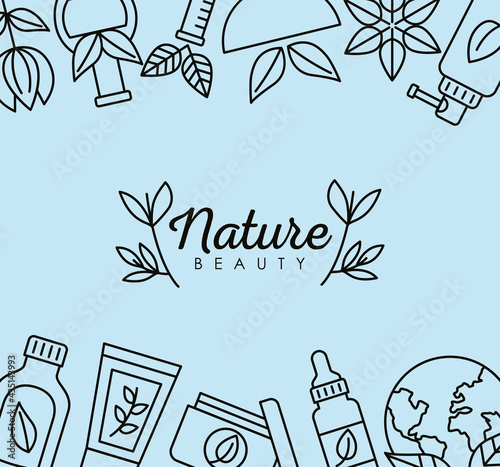 organic cosmetics frame