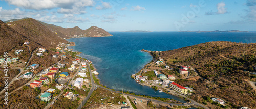 Aerial View of Sopers Island Mountain, BVI - No. 2