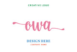 OWA lettering logo is simple, easy to understand and authoritative