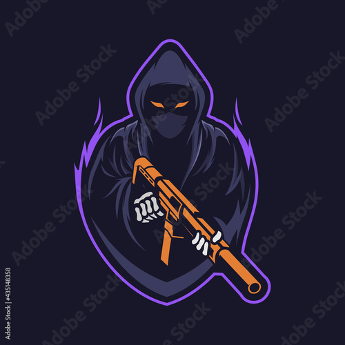 reapers mascot esport logo