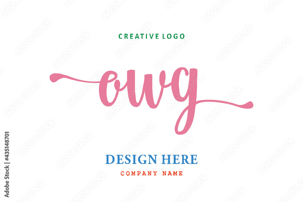 OWG lettering logo is simple, easy to understand and authoritative OWG lettering logo is simple, easy to understand and authoritative