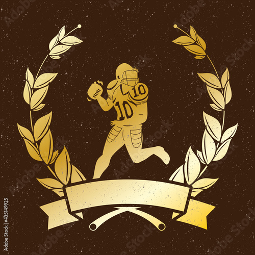 american football laurel wreath