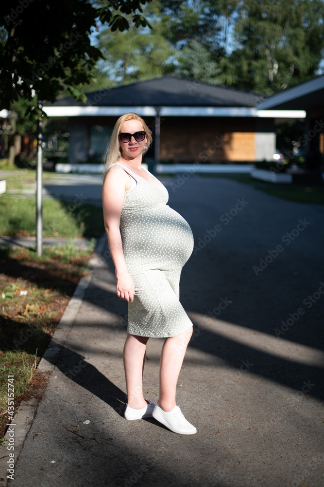 Pregnant Woman in the Park