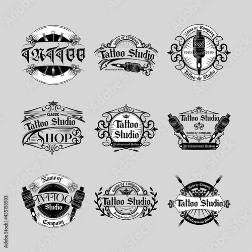 tattoo studio badges