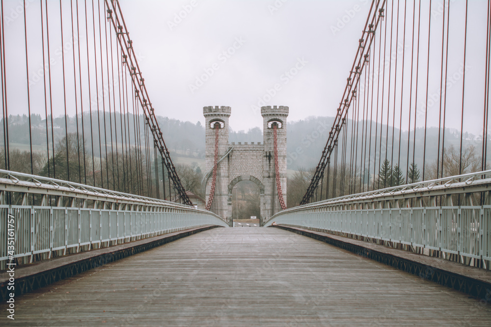 Fototapeta premium Pont de la Caille, Allonzier la Caille