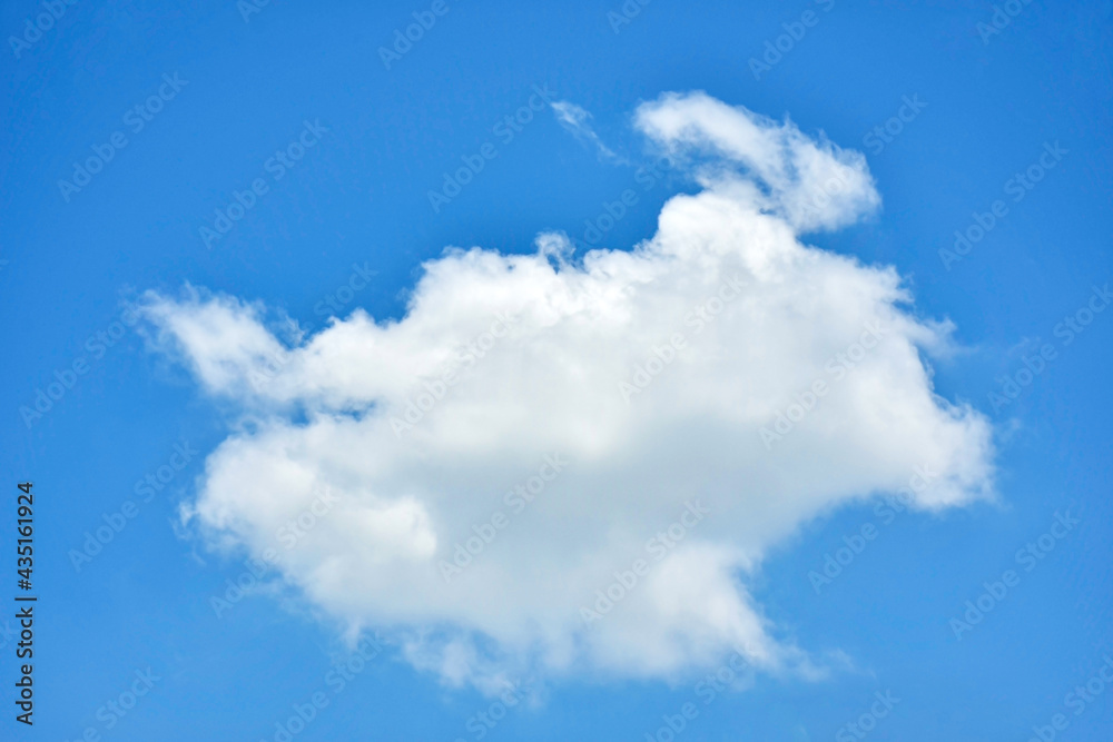 Beautiful cumulus clouds against the blue daytime sky. Beautiful cumulus clouds against the blue daytime sky.