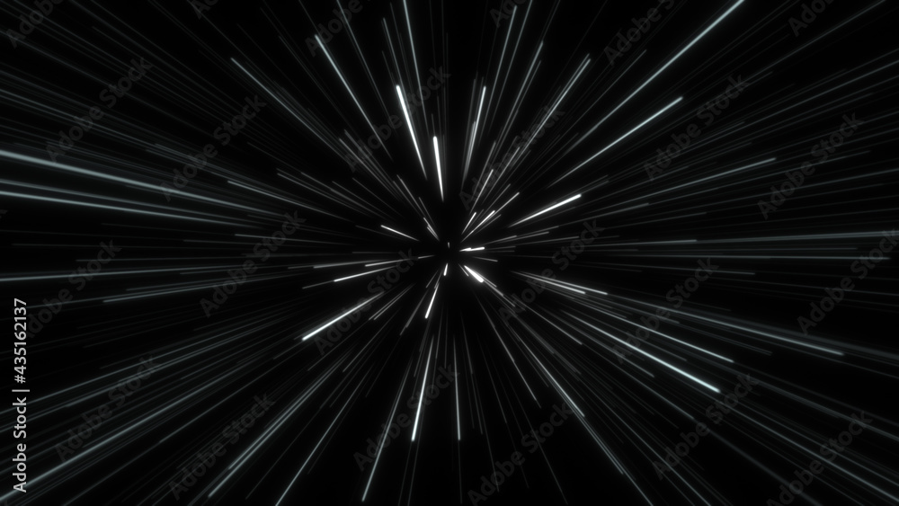 Obraz premium Anime Comic Speed Lines. Anime motion Hyper Jump background