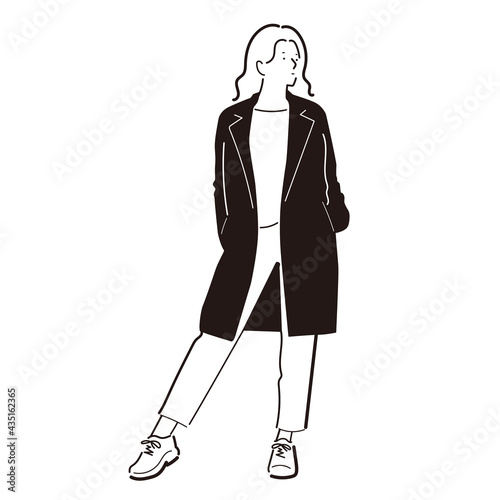 お洒落な女性
