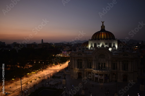 Palacio de bellas artes ciudad de México de noche
