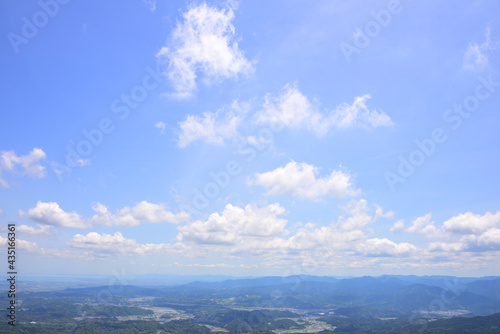 三重県 青山高原からの眺め（2021年5月 春）