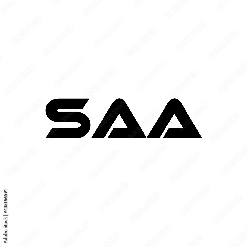 SAA letter logo design with white background in illustrator, vector logo modern alphabet font overlap style. calligraphy designs for logo, Poster, Invitation, SAA letter logo design with white background in illustrator, vector logo modern alphabet font overlap style. calligraphy designs for logo, Poster, Invitation,