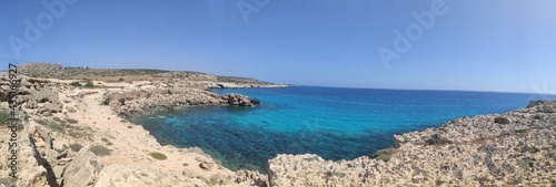 Cyprus Mediterranean Sea coast. Sea Caves near Ayia Napa.