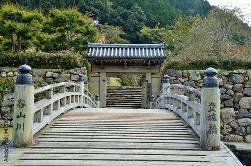 出石城 登城門と登城橋 photo