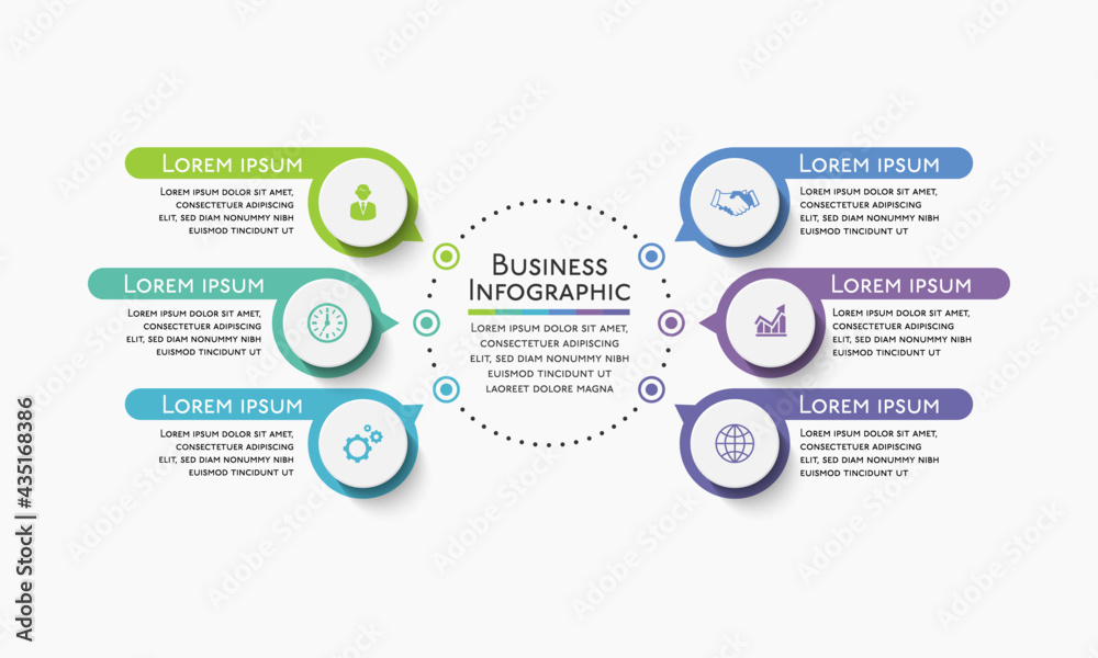 infographics arrow symbol timeline with circle button... Business circle. timeline infographic icons designed for abstract ...