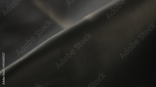 soft supple gray leather background