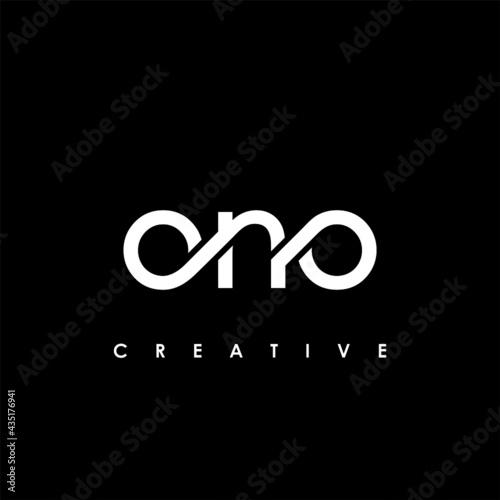 ONO Letter Initial Logo Design Template Vector Illustration