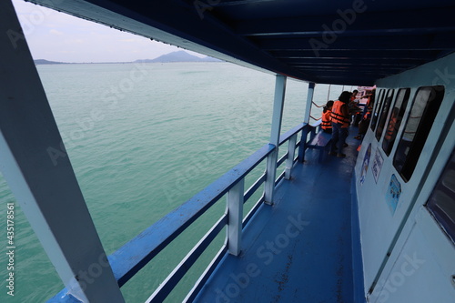 Ferries in the seas of Thailand
