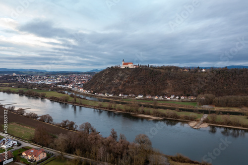 Bogenberg mit Wallfahrtskirche Mariä Himmelfahrt in Niederbayern photo