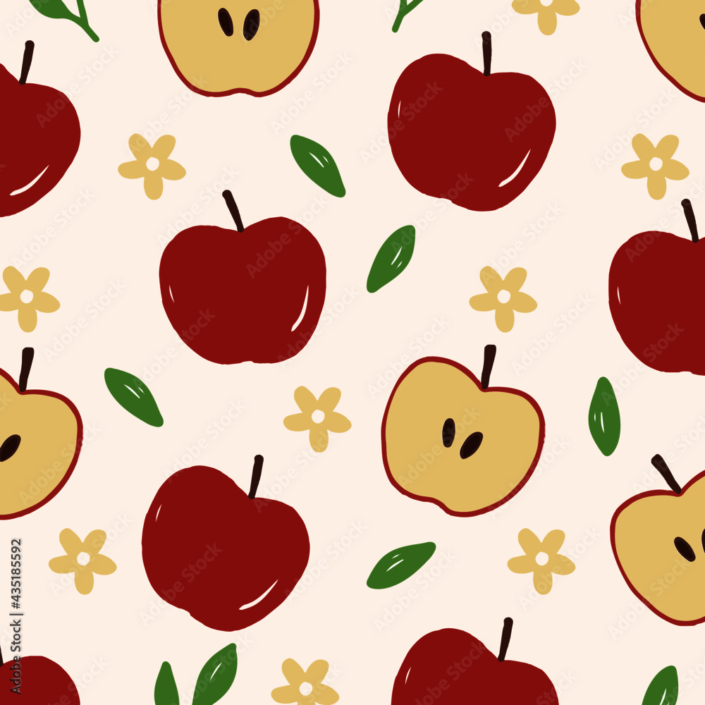 apple pattern, apple Background vector apple pattern, apple Background vector