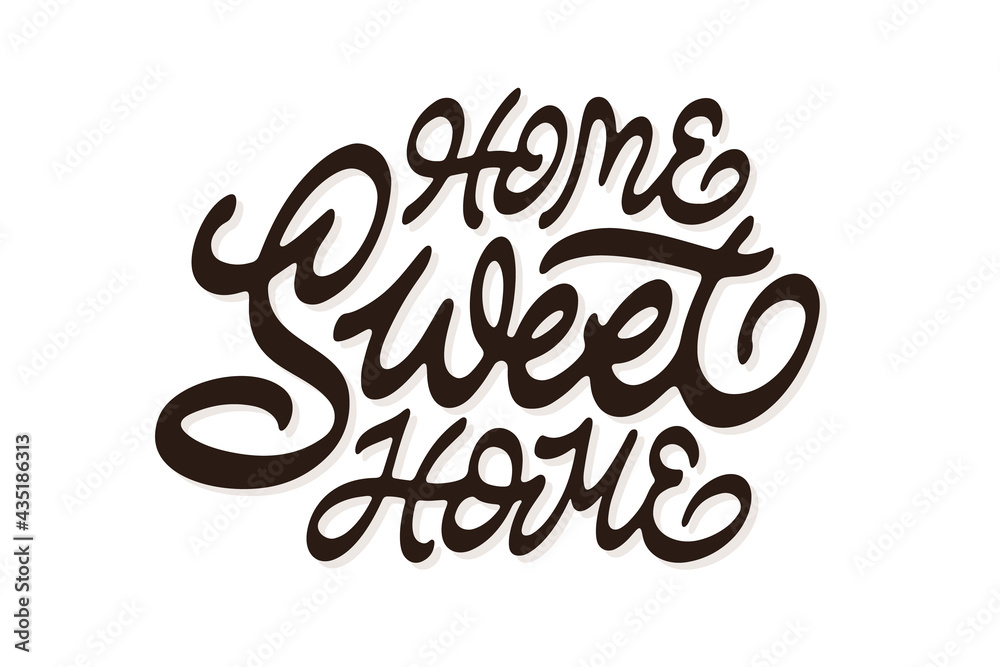 Home Sweet Home vector lettering