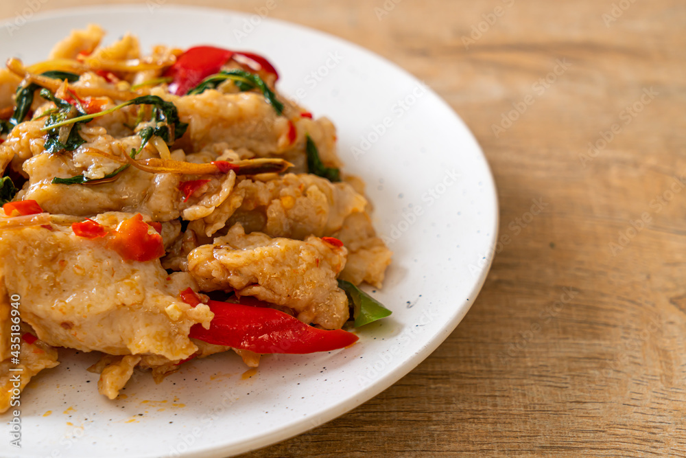 Stir Fried Fish Balls with Chili