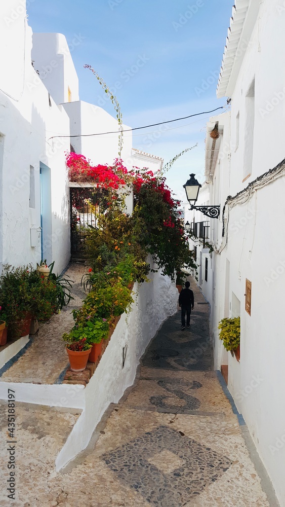 Fototapeta premium street in village city