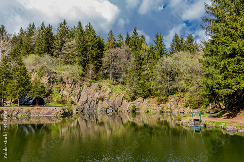 Springlike awakening along the Rennsteig in the most beautiful sunshine photo