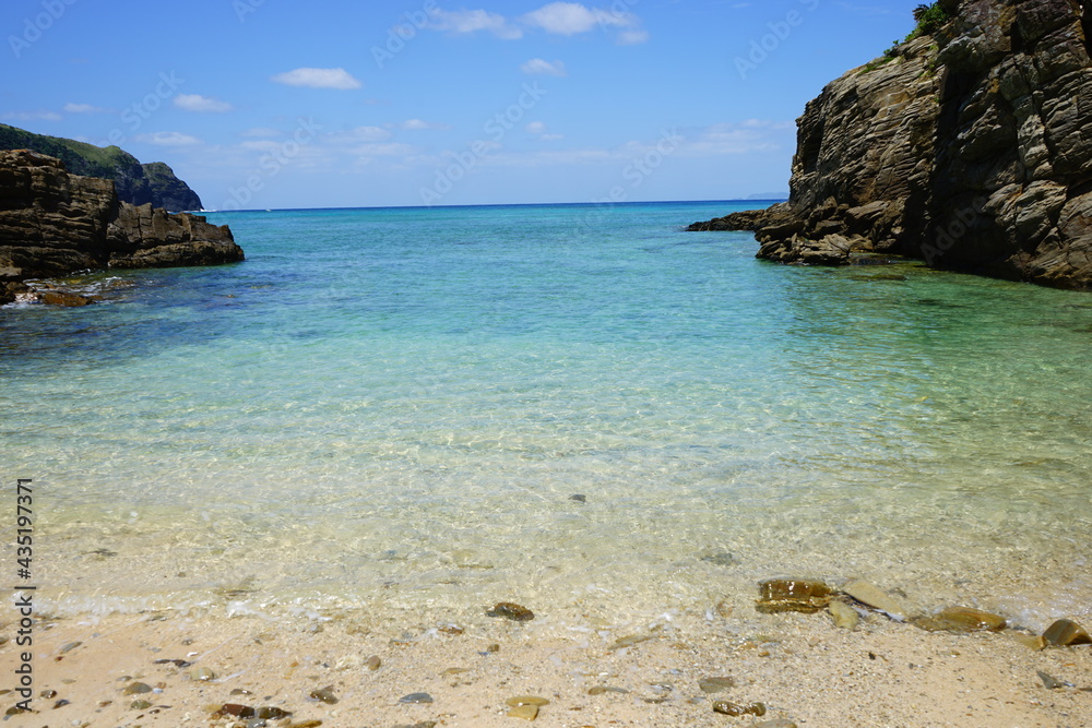 Yuhina Beach in Zamami island, Okinawa, Japan - 日本 沖縄 座間味島 ユヒナ海岸 