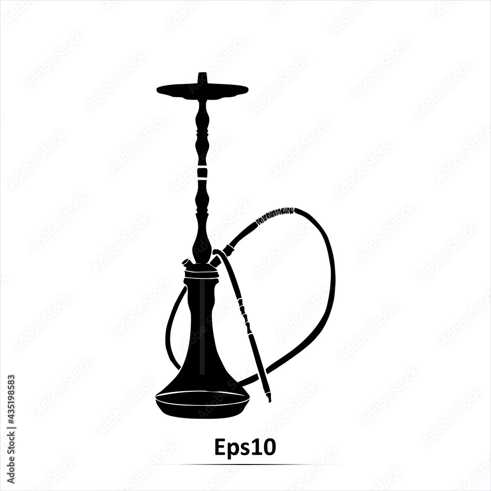 Hookah, Shisha icon. Vector illustration. Eps10 Hookah, Shisha icon. Vector illustration. Eps10