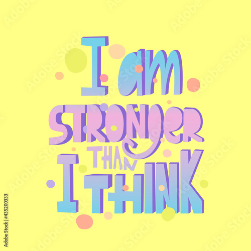 Slogan typography