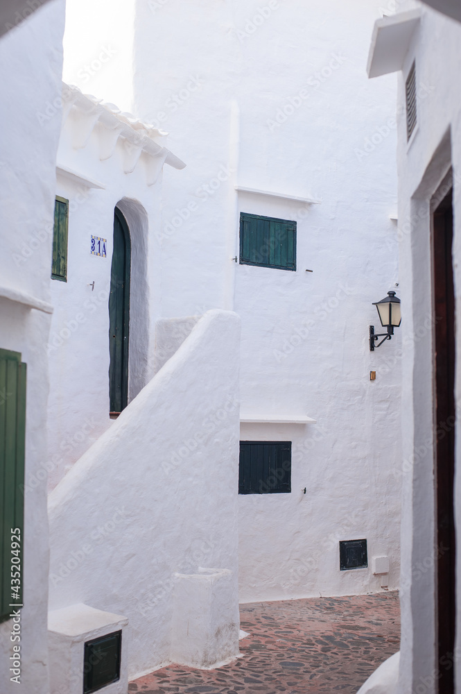 village on the Mediterranean coast with white houses