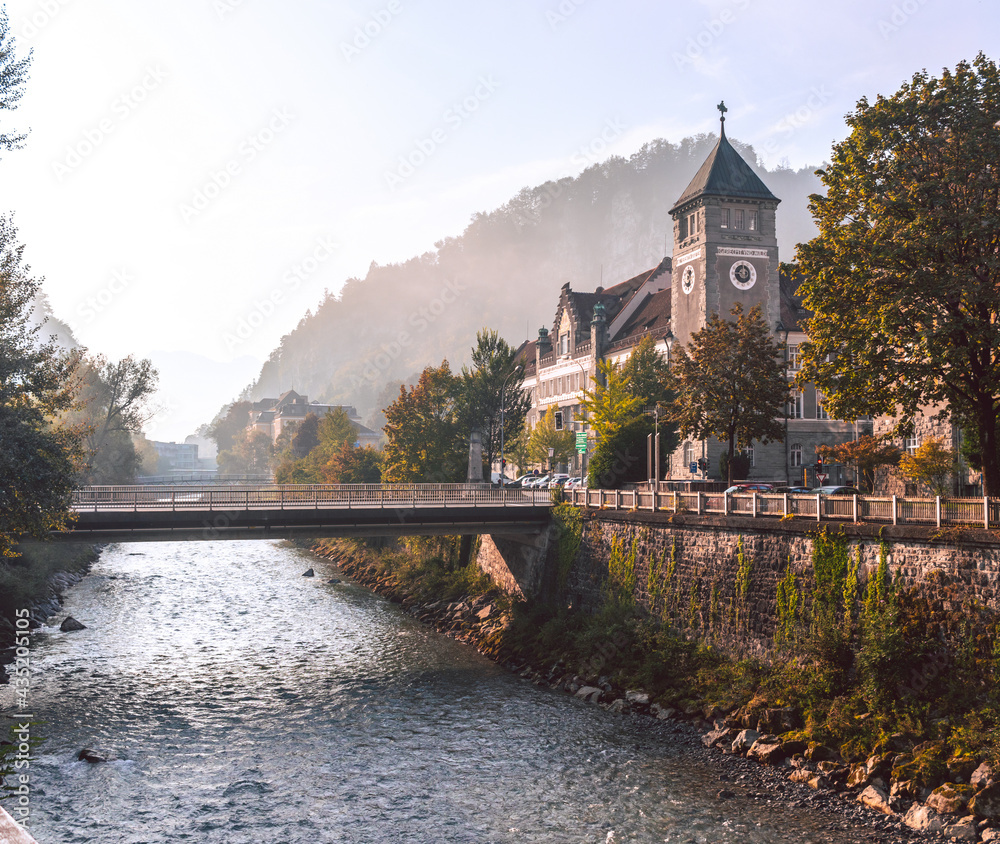 Early morning in Feldkirch, Austria