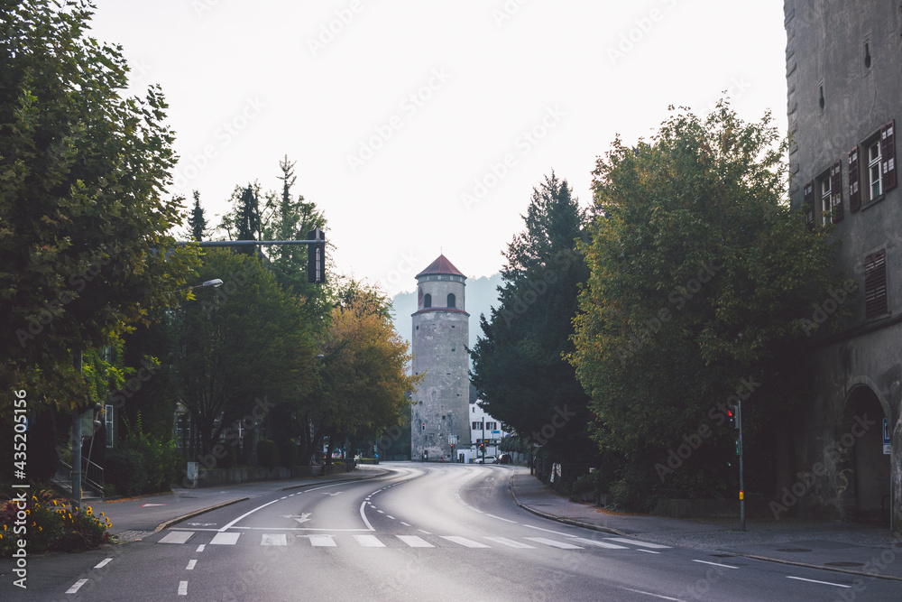 Early morning in Feldkirch, Austria