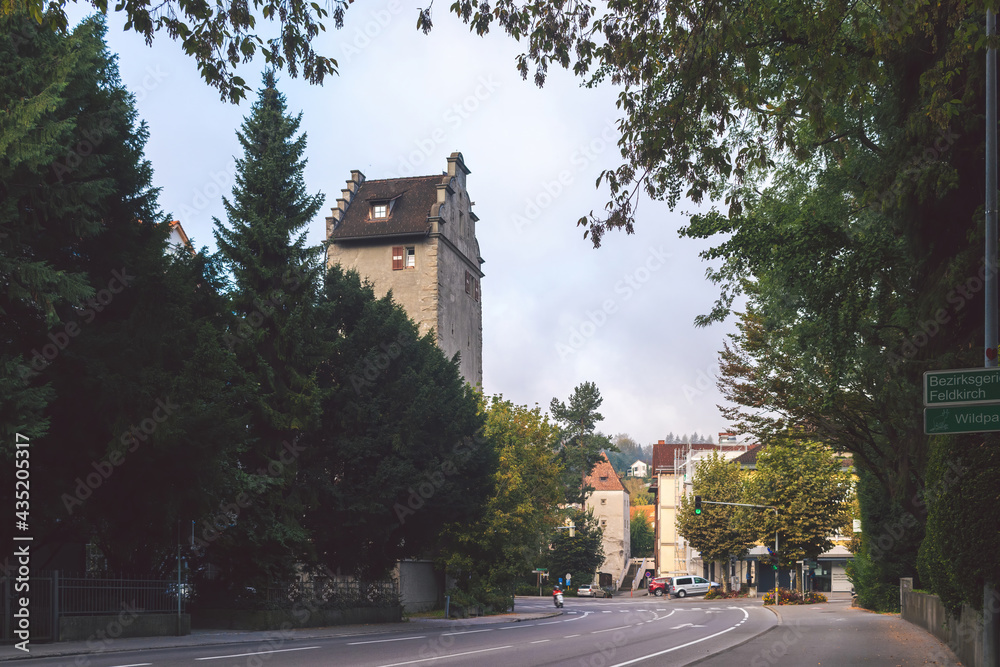 Early morning in Feldkirch, Austria