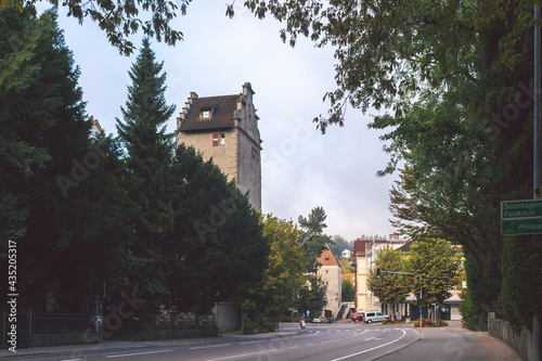 Obraz na płótnie Early morning in Feldkirch, Austria w salonie