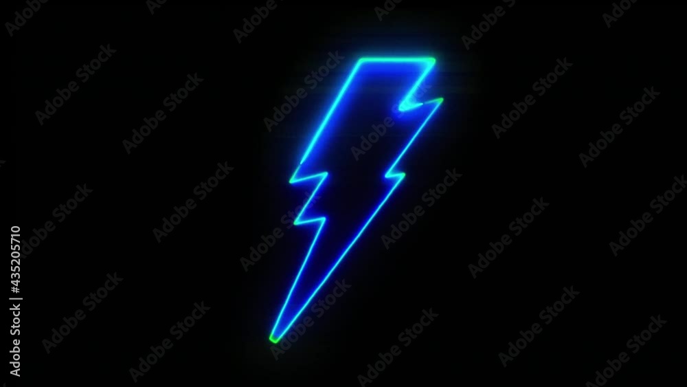 Blue Bolt Glitched shape design motion graphic. Blue Bolt Glitched shape design motion graphic.