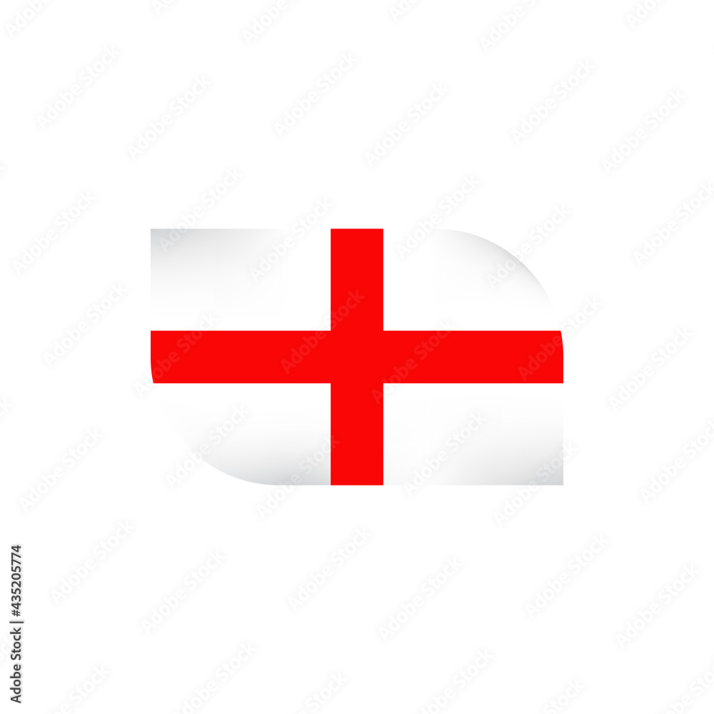 United Kingdom England flag logo design template United Kingdom England flag logo design template