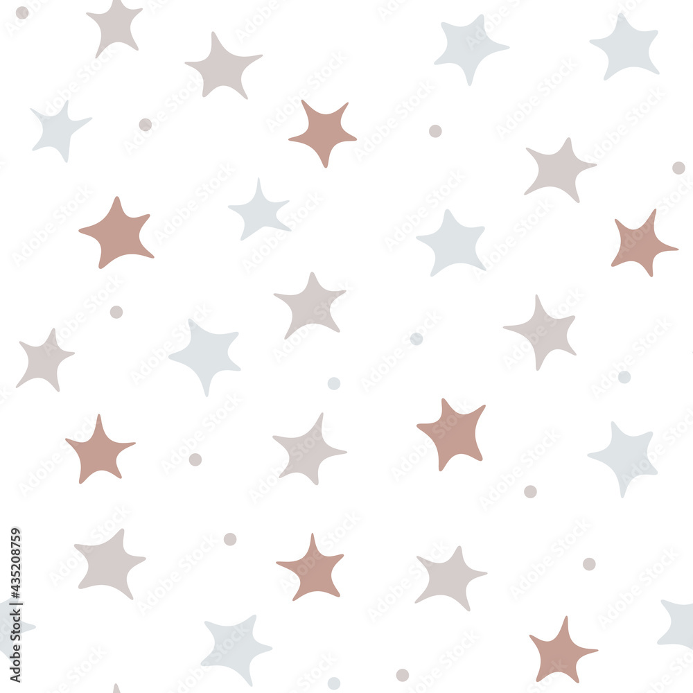 Cute childish seamless vector pattern with stars.
Pattern for children's textiles and clothing. Pattern for newborns Cute childish seamless vector pattern with stars.
Pattern for children's textiles and clothing. Pattern for newborns