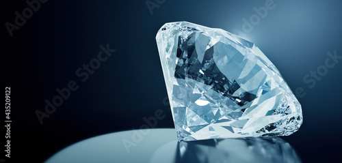 Perfect diamond precious gem jewelry.