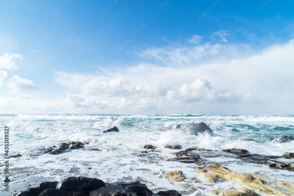 能登半島で撮影した荒れながらも美しい日本海 能登半島で撮影した荒れながらも美しい日本海