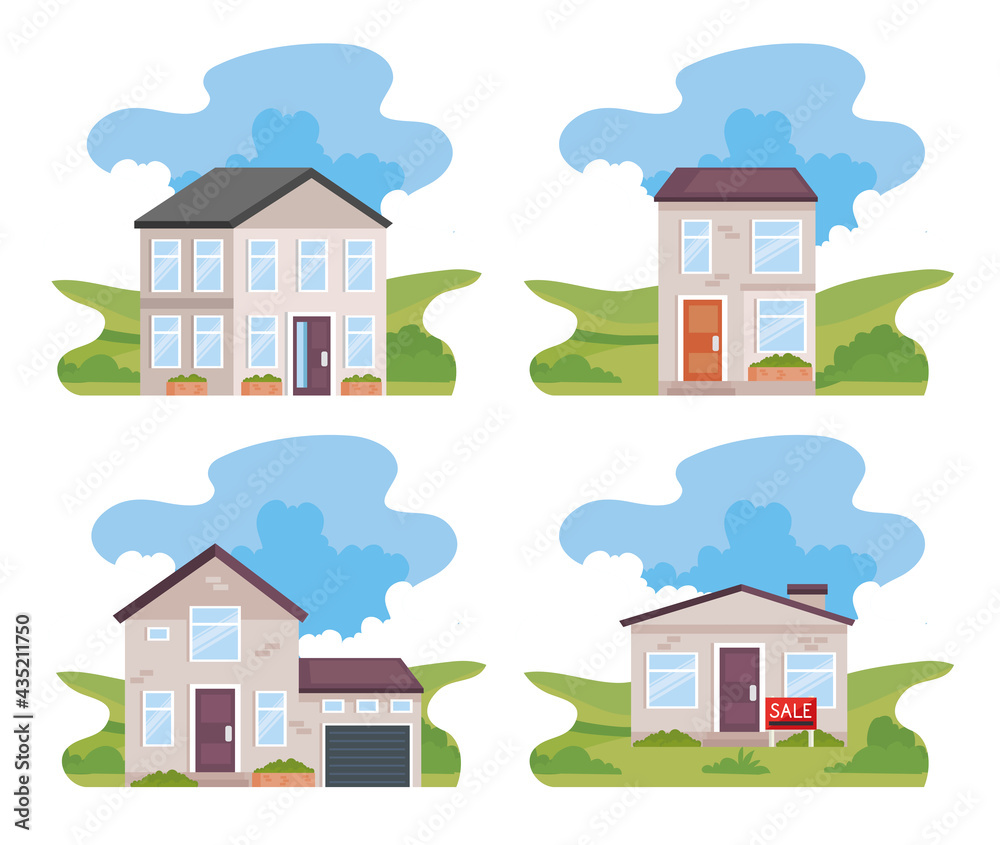 Houses icon collection