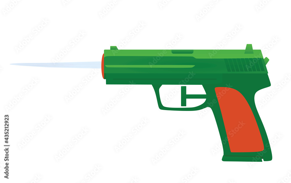 Water shot gun. vector illustration Water shot gun. vector illustration