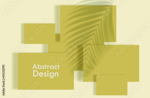 modern abstract background with geometric shapes. paper sheets on a light background. vector illustration.