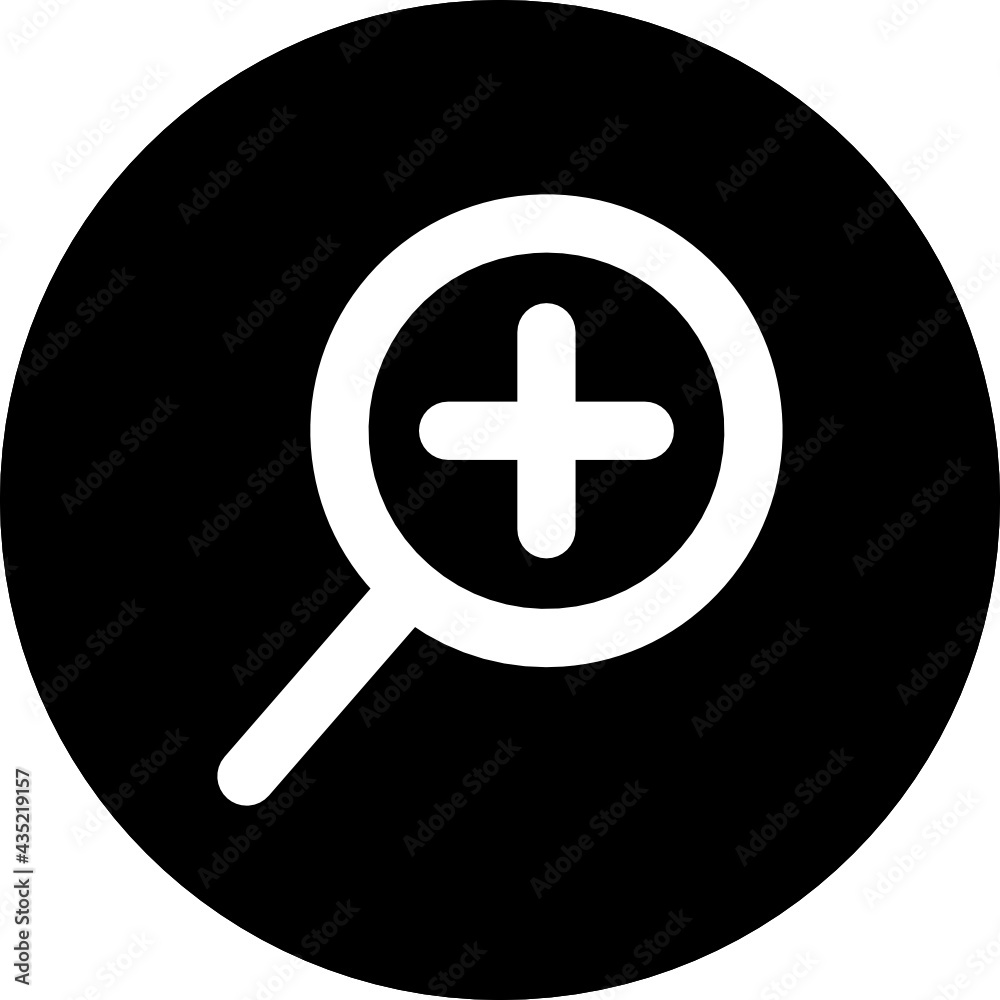 zoom in icon vector zoom in icon vector