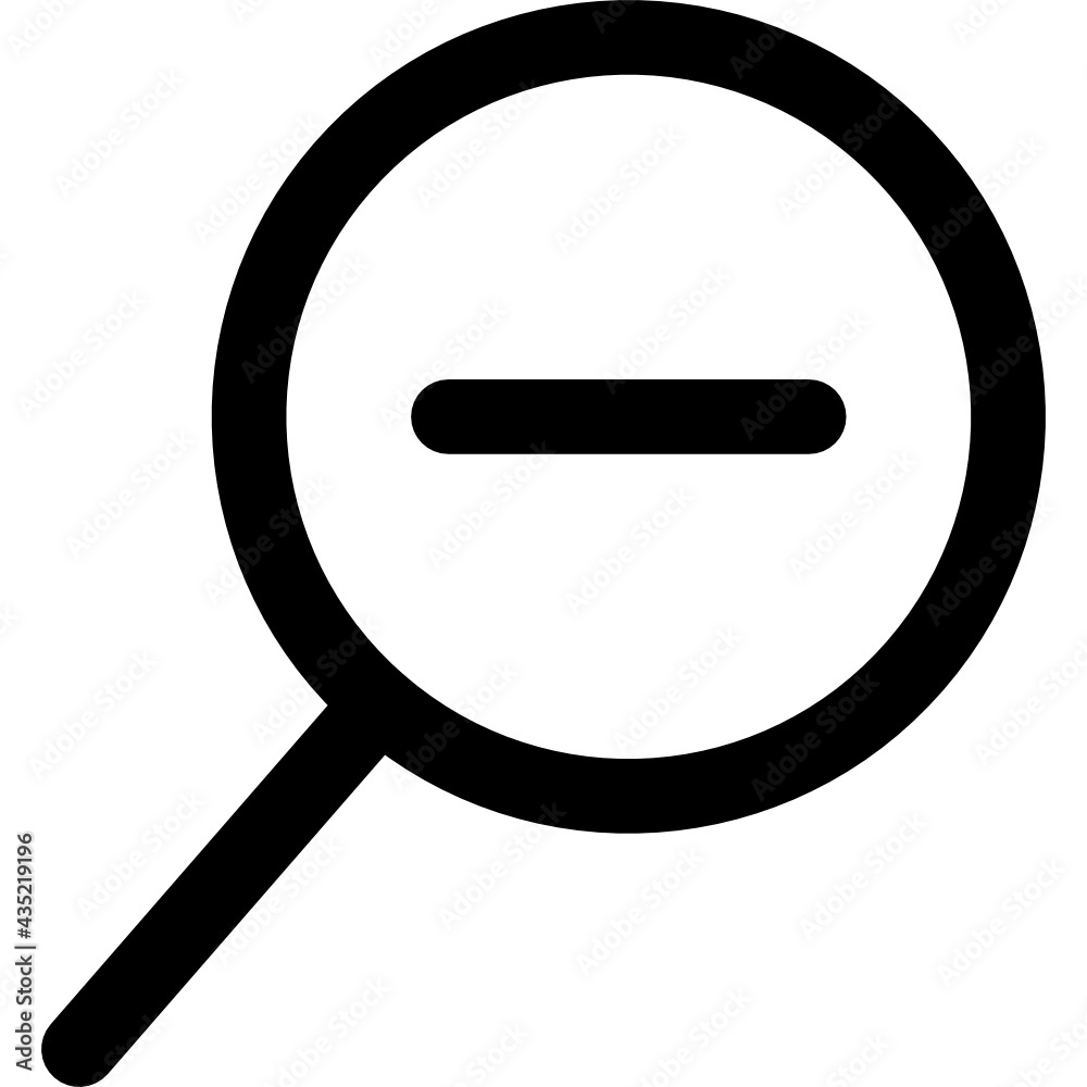 zoom out icon vector zoom out icon vector
