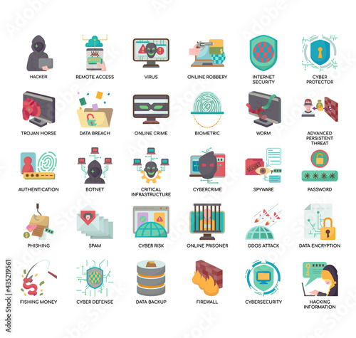 Cyber Robbery , Thin Line and Pixel Perfect Icons