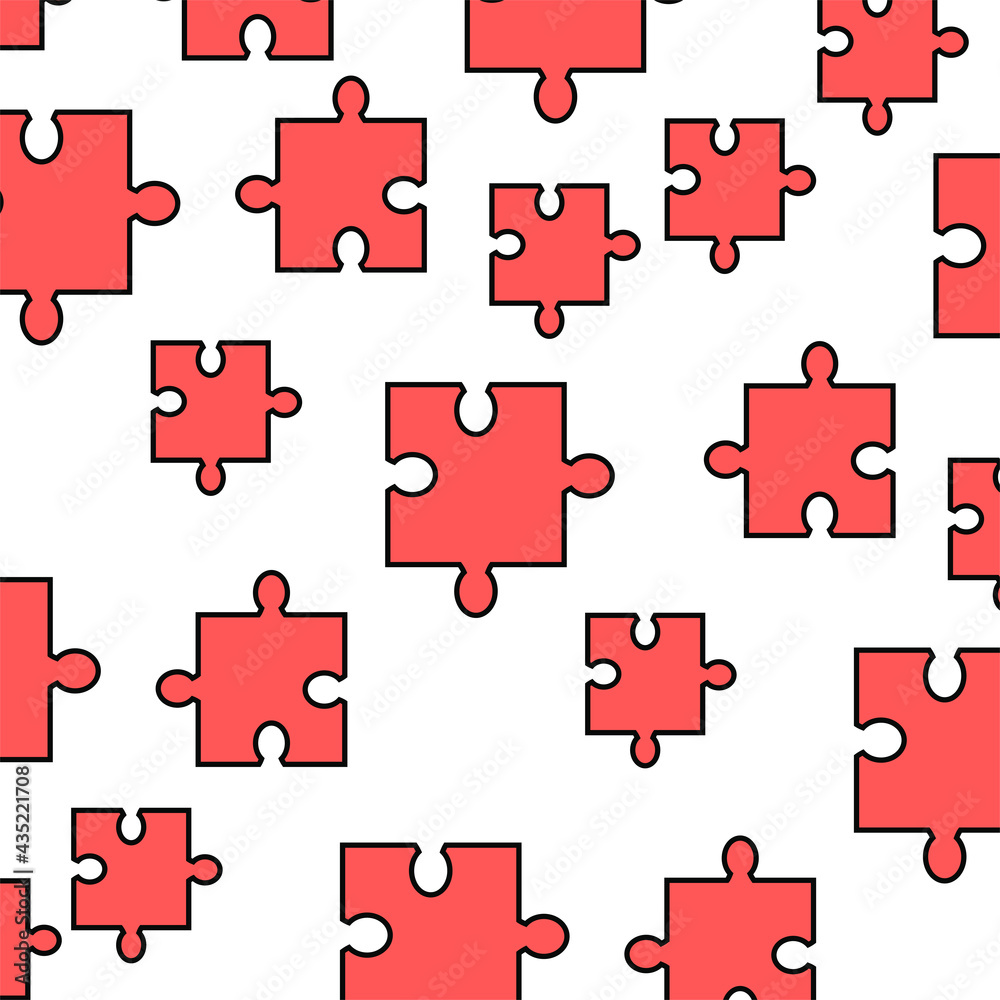 Naklejka premium Graphic puzzle pattern for your design and background