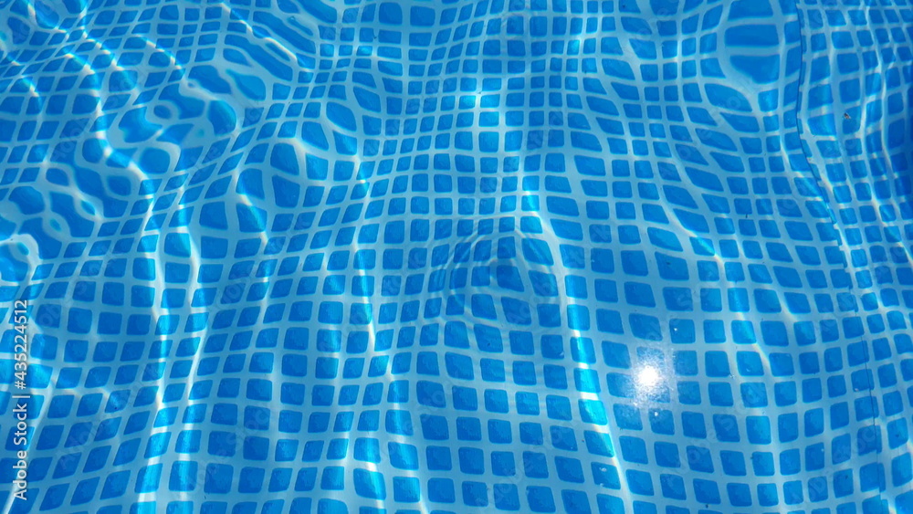 Water surface texture with looping clean swimming pool ripples and waves. Water surface texture with looping clean swimming pool ripples and waves.