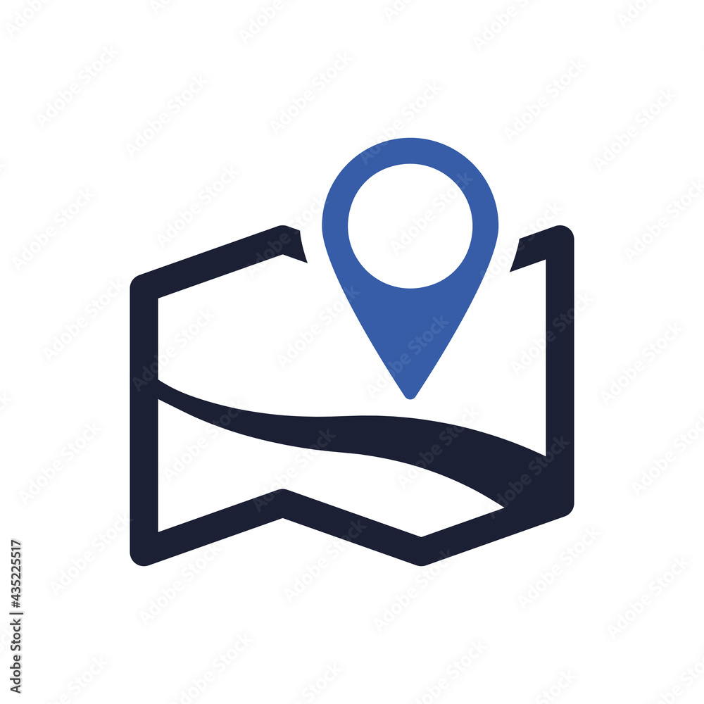 Location Map Icon Location Map Icon