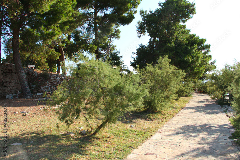 Walkway in Supetar Walkway in Supetar